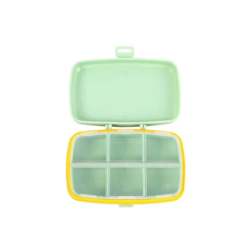 6 Compartment Pill Box Medicine Box - Random Color
