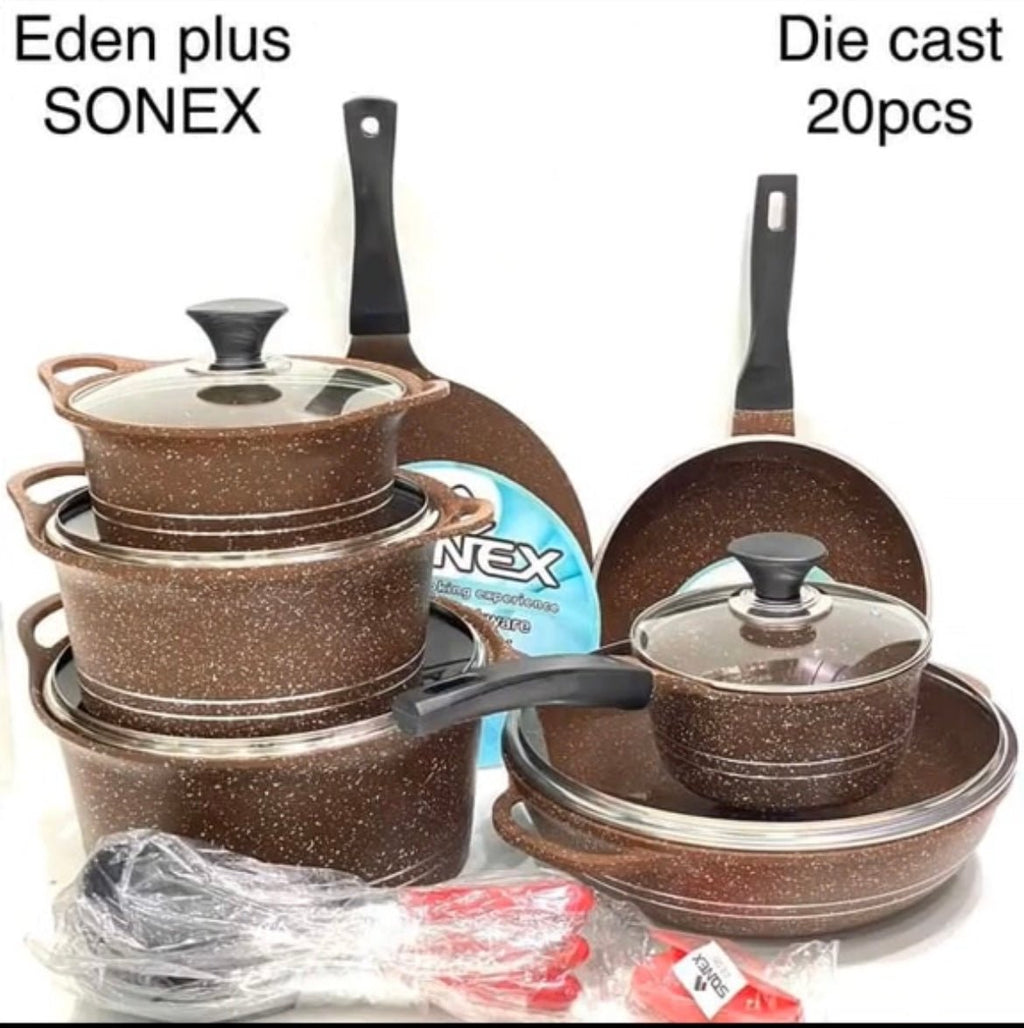 Sonex Marble Coated Cookware Gift Set