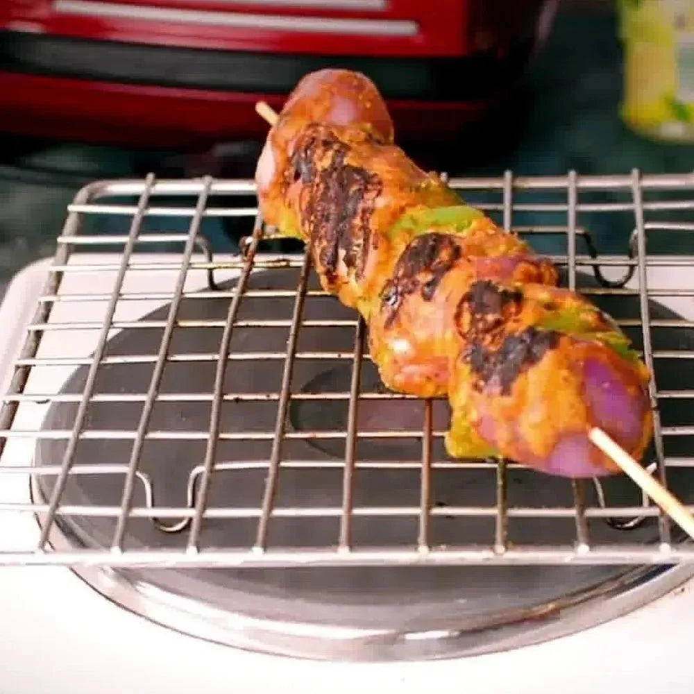 Square Barbecue Grill with Handle