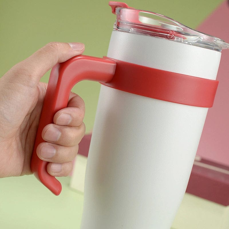 Stainless Steel 1250ml Tumbler with Straw and Handle