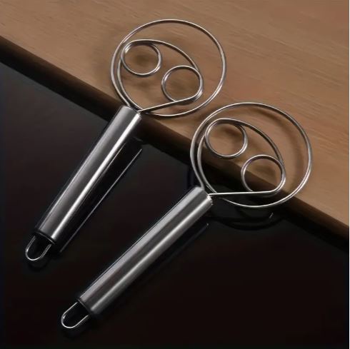Stainless Steel Dough Flour Whisk