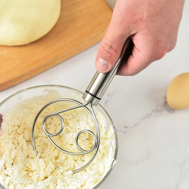 Stainless Steel Dough Flour Whisk