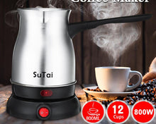 Stainless Steel Electric Coffee Pot - 800ml