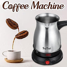 Stainless Steel Electric Coffee Pot - 800ml