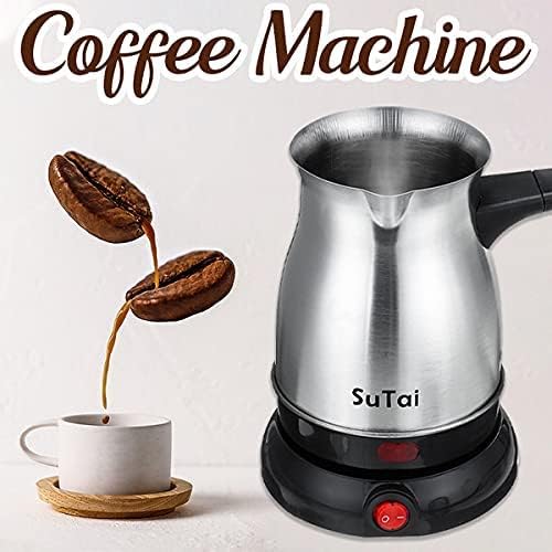 Stainless Steel Electric Coffee Pot - 800ml