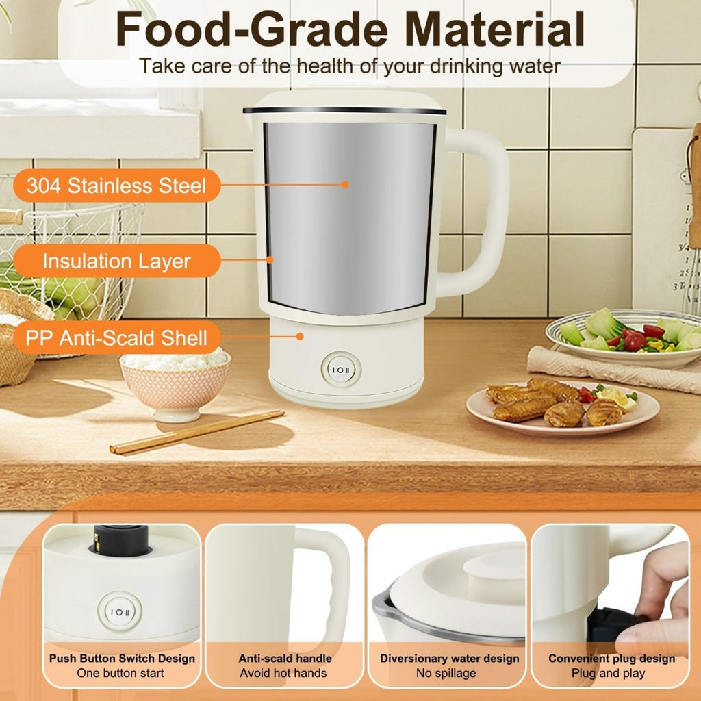 Stainless Steel Electric Kettle 800ml