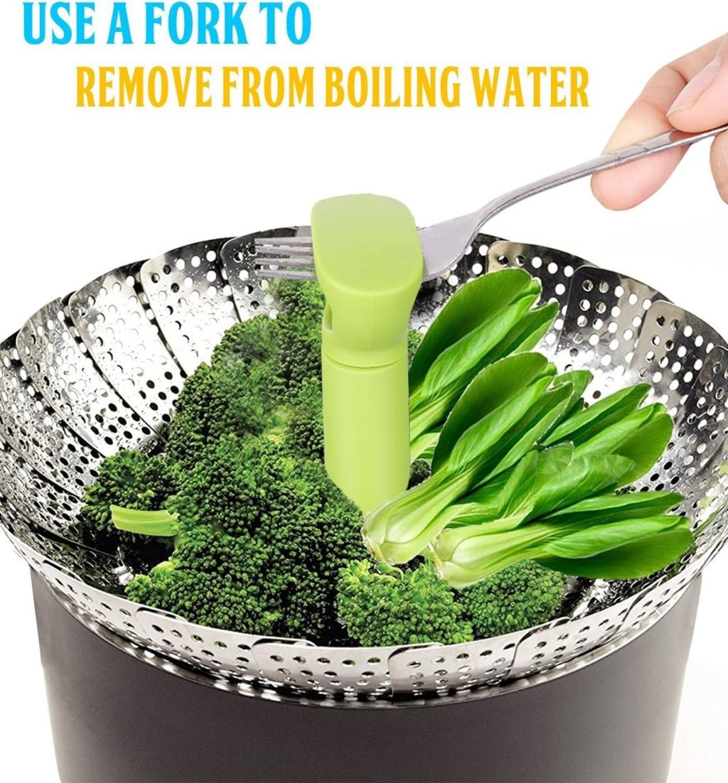 Stainless Steel Folding Collapsible Steamer Basket