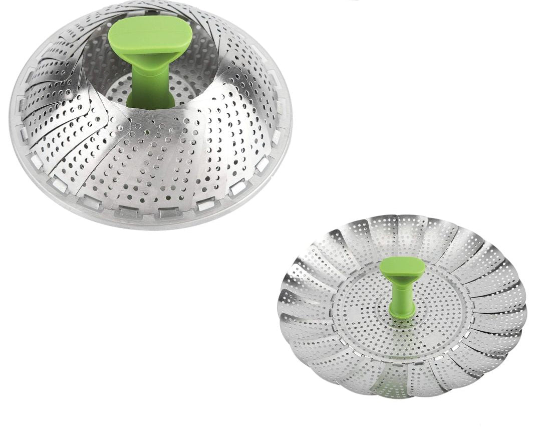 Stainless Steel Folding Collapsible Steamer Basket