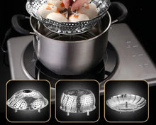 Stainless Steel Folding Collapsible Steamer Basket