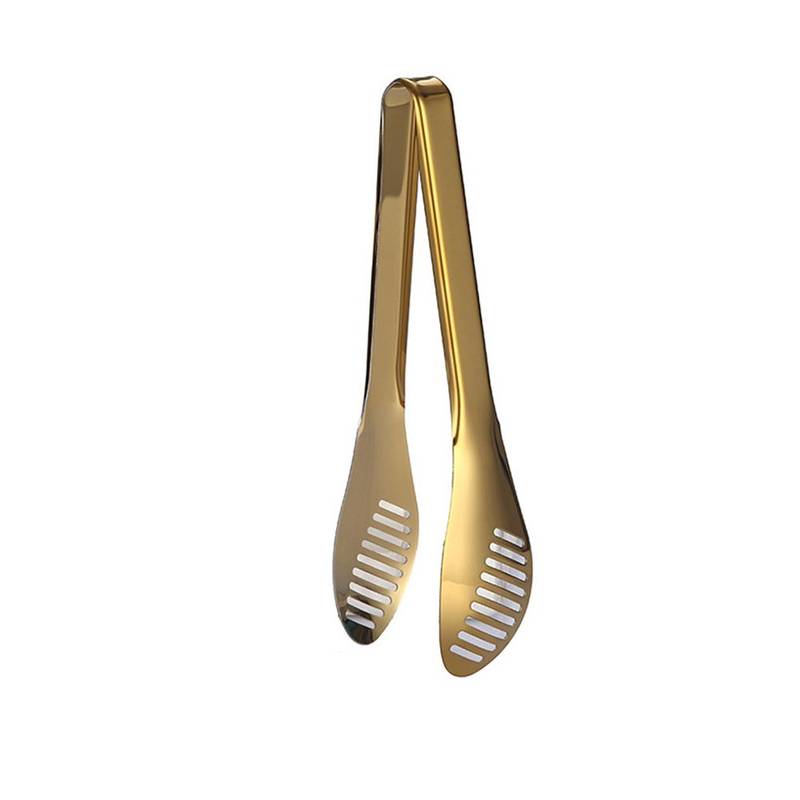 Stainless Steel Frying Oil Straining Golden Tong