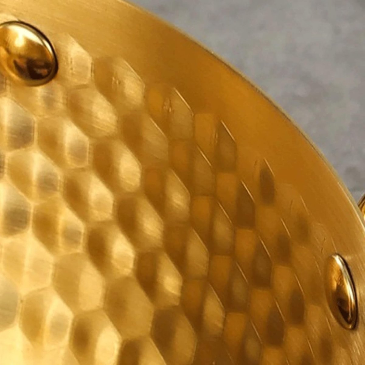 Stainless Steel Hammer Pattern Korean Pot