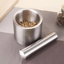 Stainless Steel Herb Spice Grinder Mortar and Pestle Set