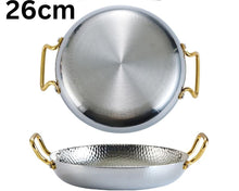 Stainless Steel Nonstick Frying Pan Spanish Paella Pan