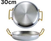 Stainless Steel Nonstick Frying Pan Spanish Paella Pan