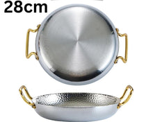 Stainless Steel Nonstick Frying Pan Spanish Paella Pan