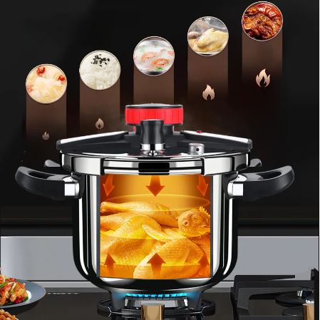 Pressure Cooker New Design – 304 Stainless Steel | 4L to 12L | Buy in Pakistan