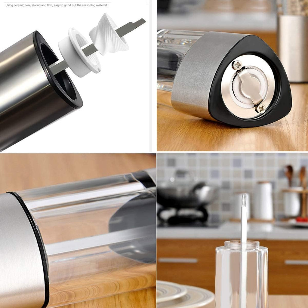 Stainless Steel Salt and Pepper Mill Grinder (1 Piece)
