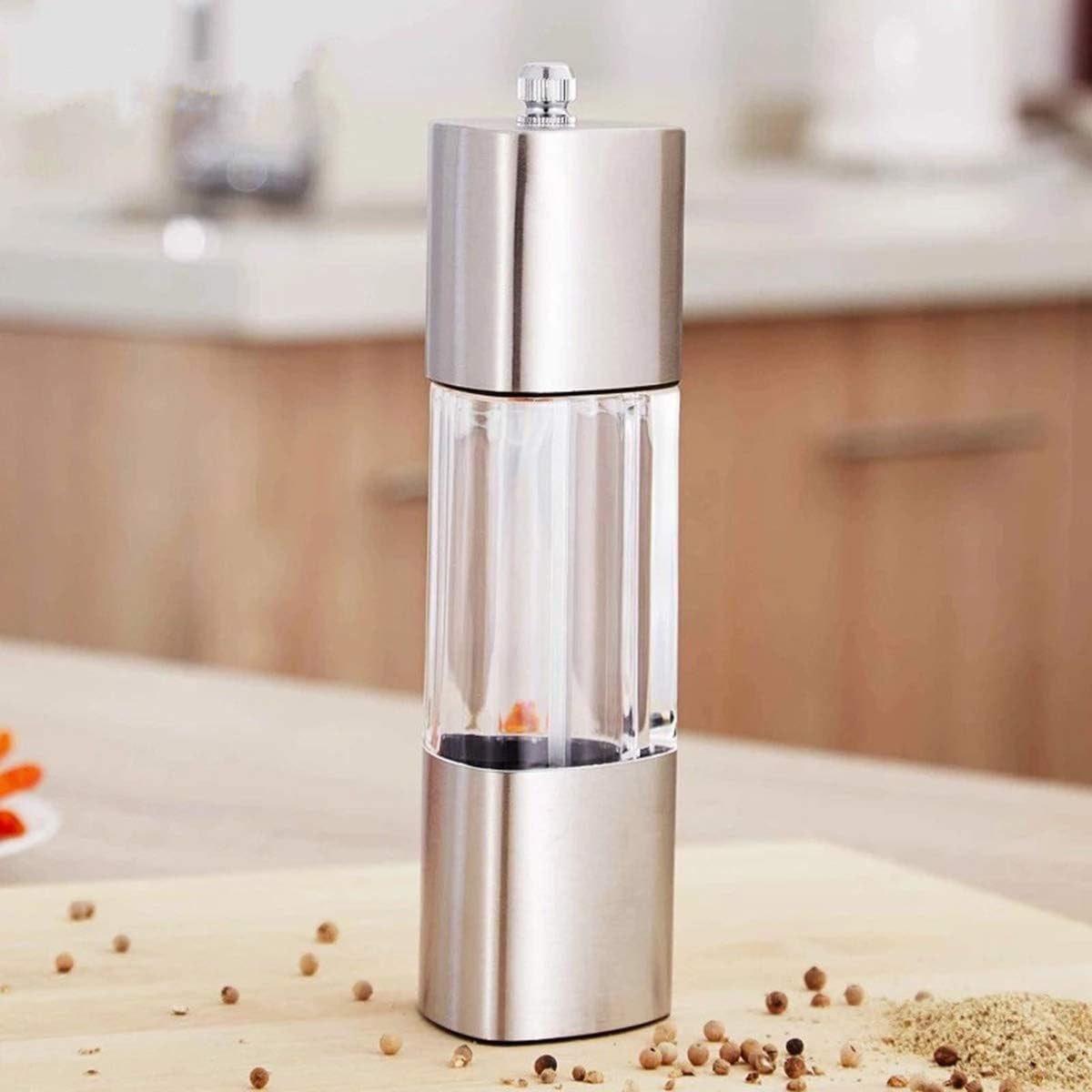 Stainless Steel Salt and Pepper Mill Grinder (1 Piece)