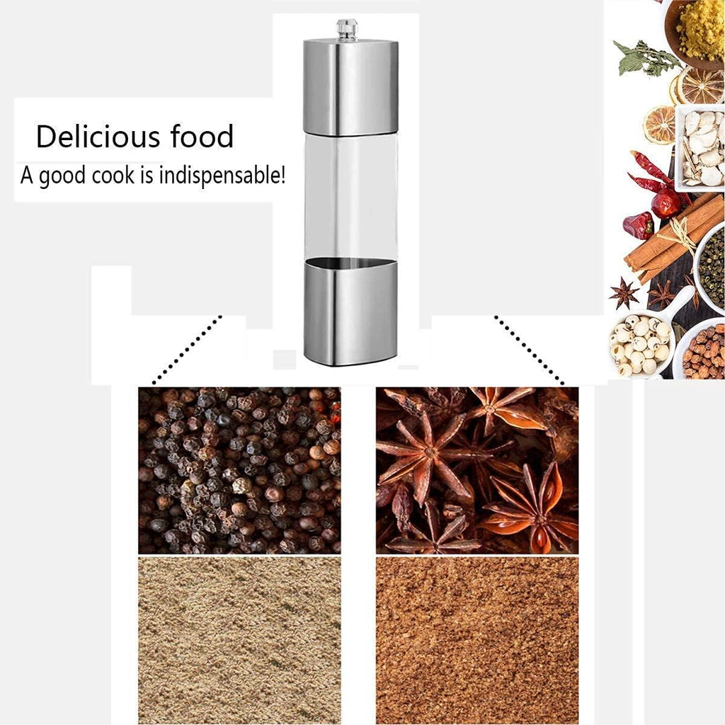 Stainless Steel Salt and Pepper Mill Grinder (1 Piece)