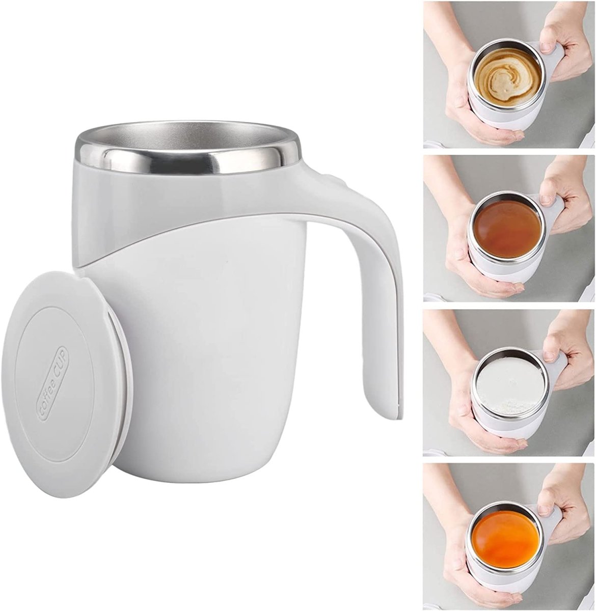 Stainless Steel Self Stirring Mug