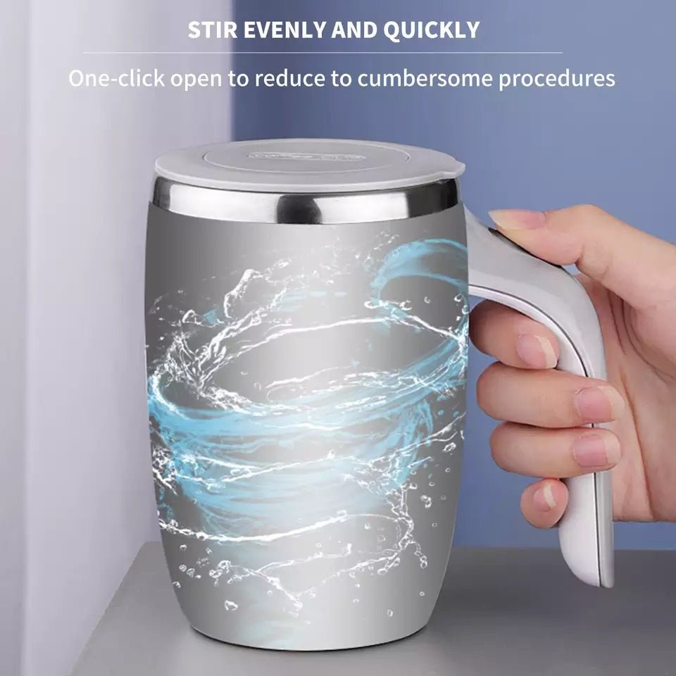 Stainless Steel Self Stirring Mug