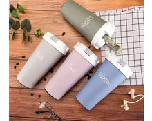 Stainless Steel Tumbler with Straw and Lids