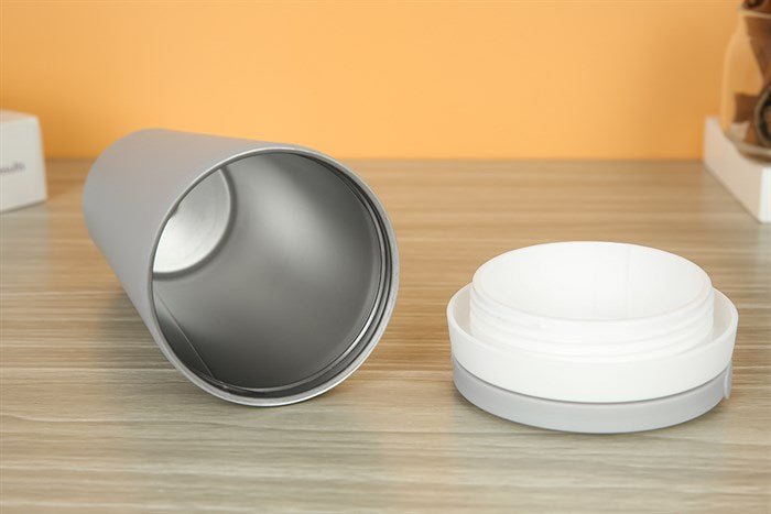 Stainless Steel Tumbler with Straw and Lids