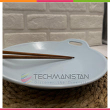 Stoneware Food Serving Tray with Handle