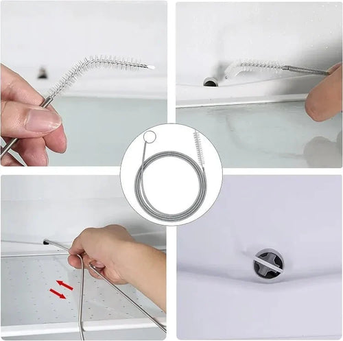 1M Extra Long Flexible Tube Pipe Cleaner Brush Fridge Cleaning Tool
