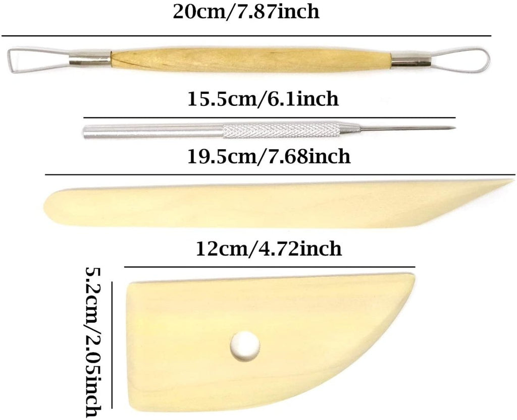 Techmanistan Pack of 8 - Pottery Tool Kit