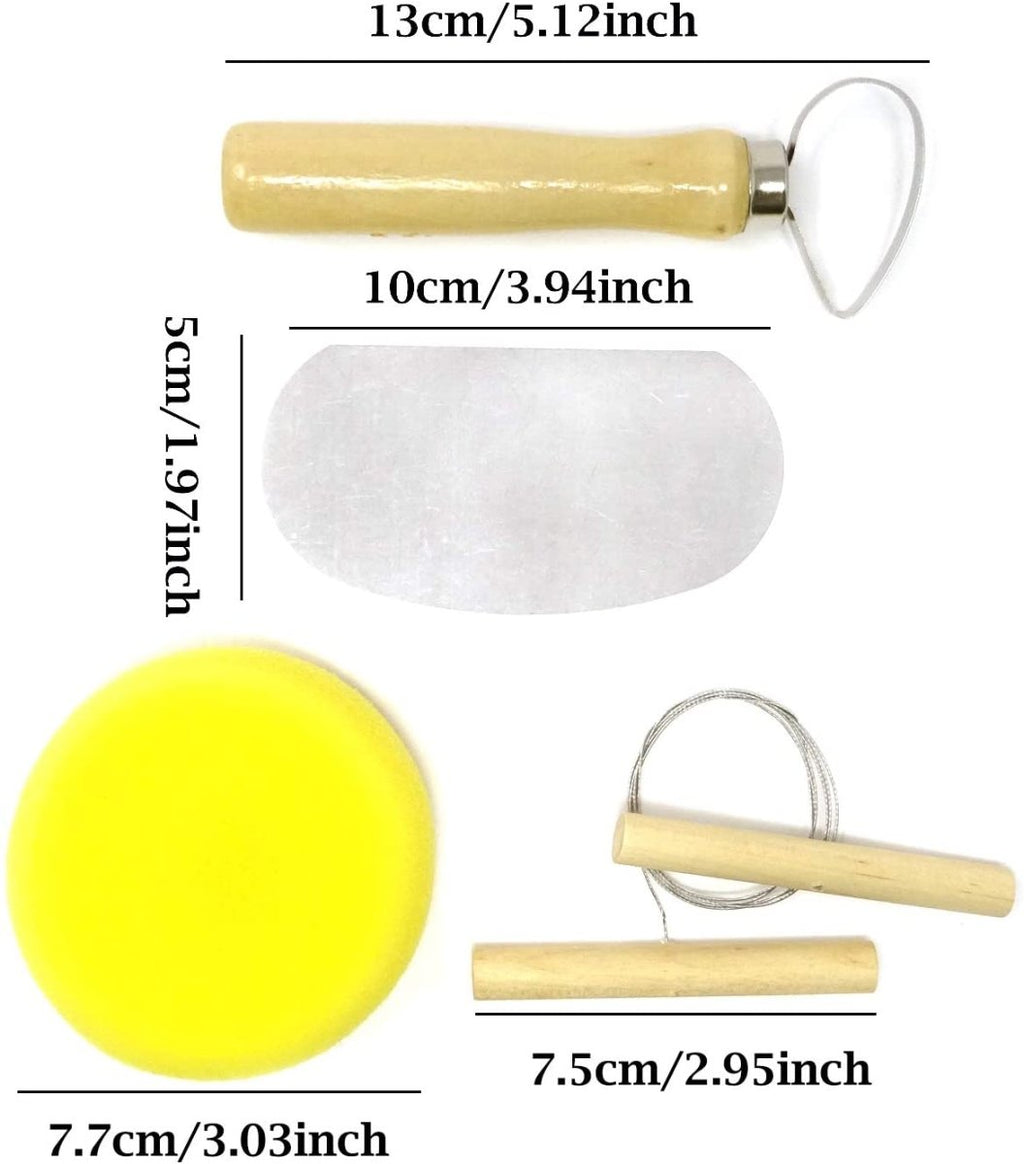 Techmanistan Pack of 8 - Pottery Tool Kit