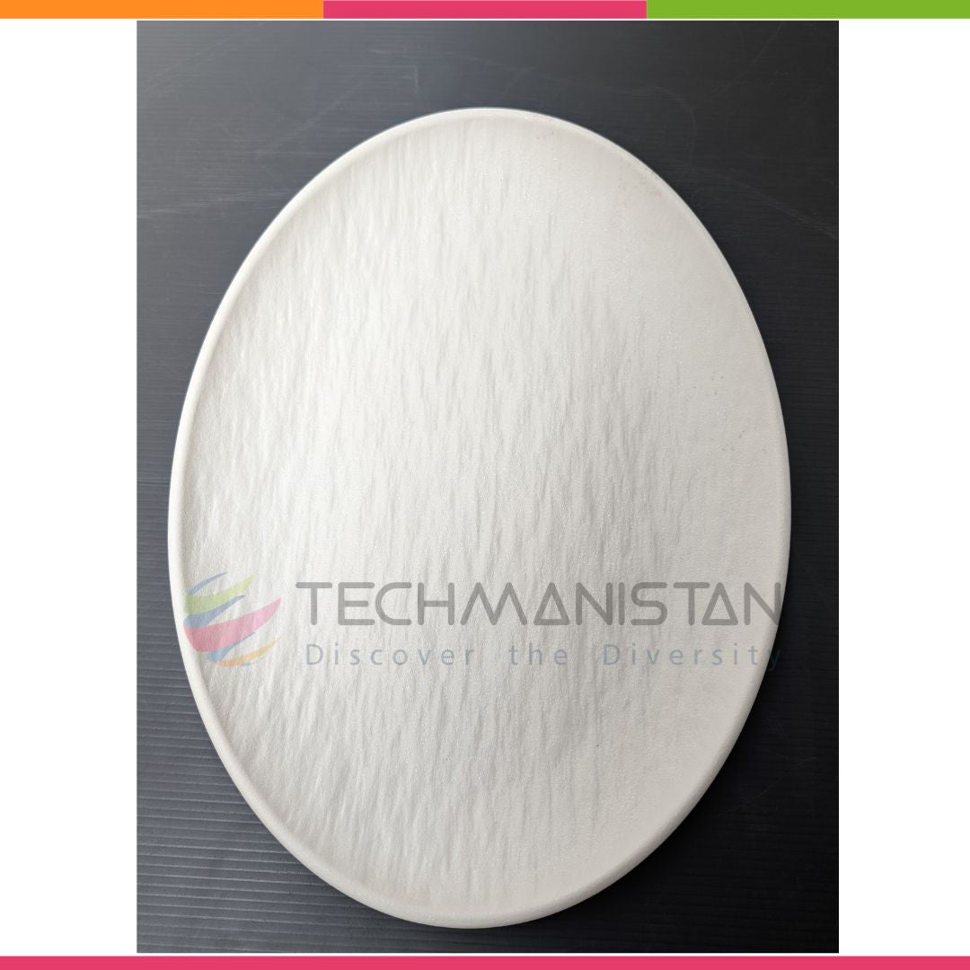Textured Stoneware Oval Serving Plate