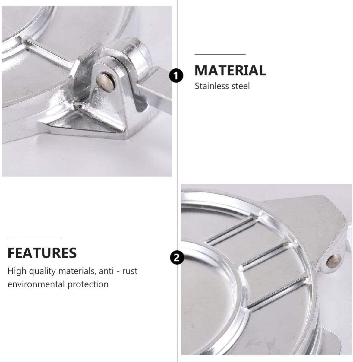 Tortilla Press Dough Press With Foldable Handle