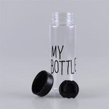 Transparent Plastic Water Bottle 500ml
