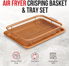 Premium Non-Stick Air Fryer Baking Tray with Mesh Basket