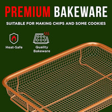 Premium Non-Stick Air Fryer Baking Tray with Mesh Basket
