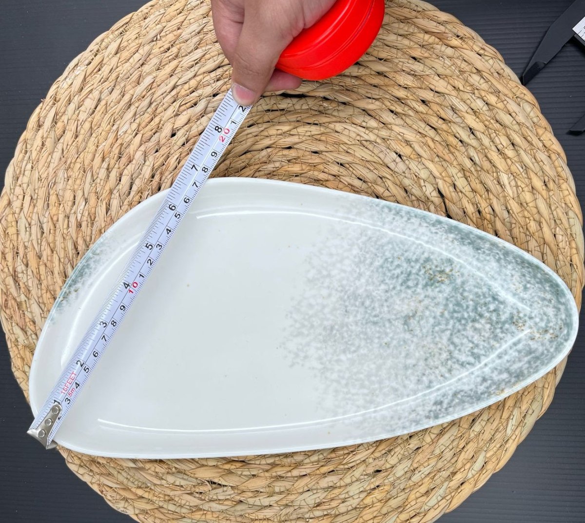 Triangle Ceramic Serving Plate