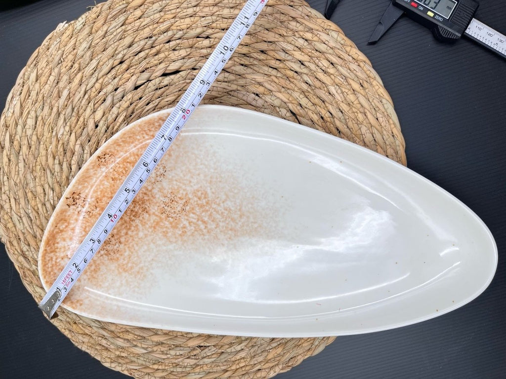Triangle Ceramic Serving Plate
