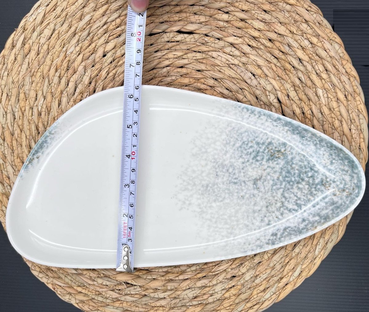 Triangle Ceramic Serving Plate