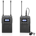 UHF Dual Channel Wireless Microphone System