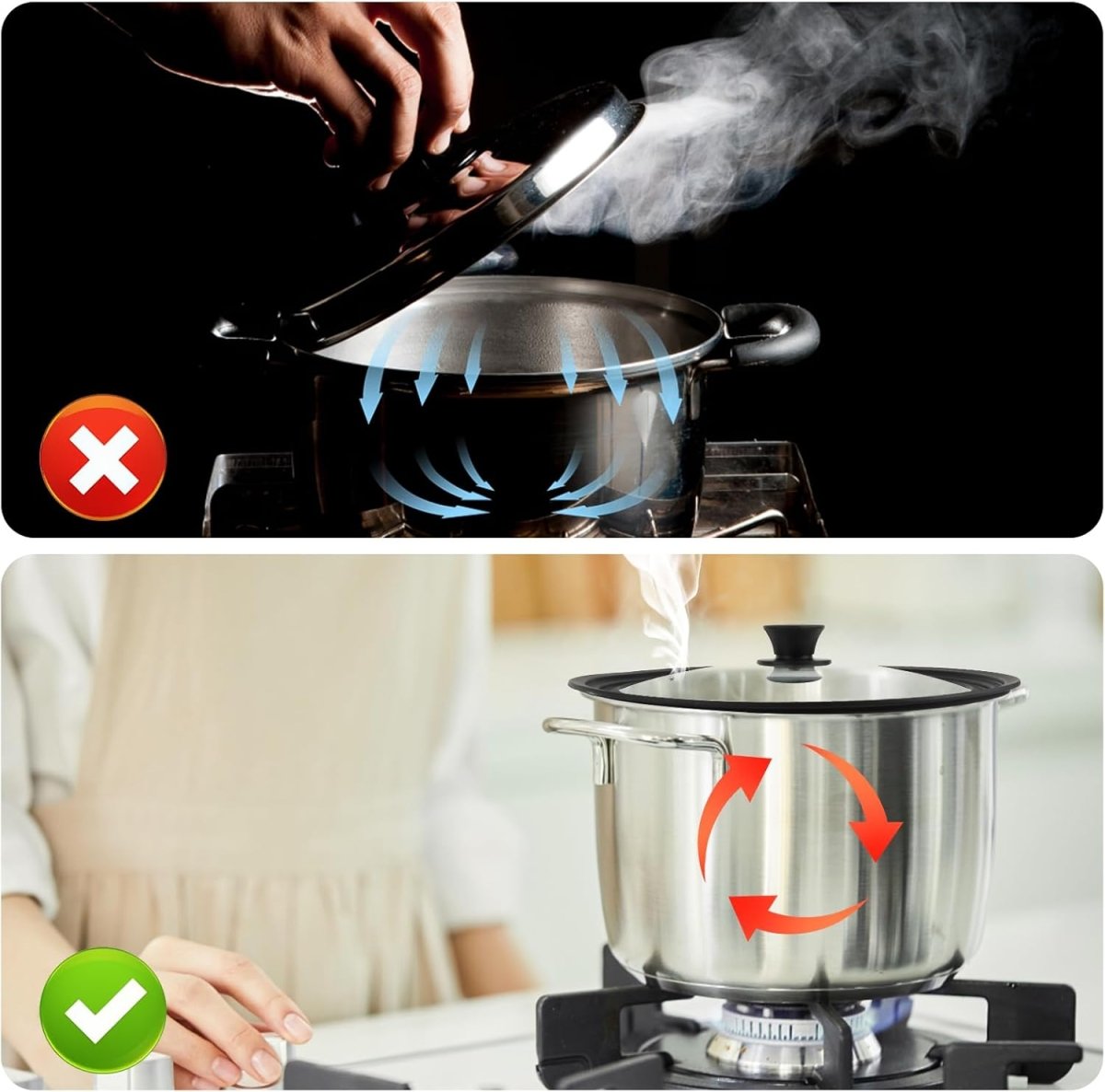 Universal Lid for Pots, Pans and Skillets
