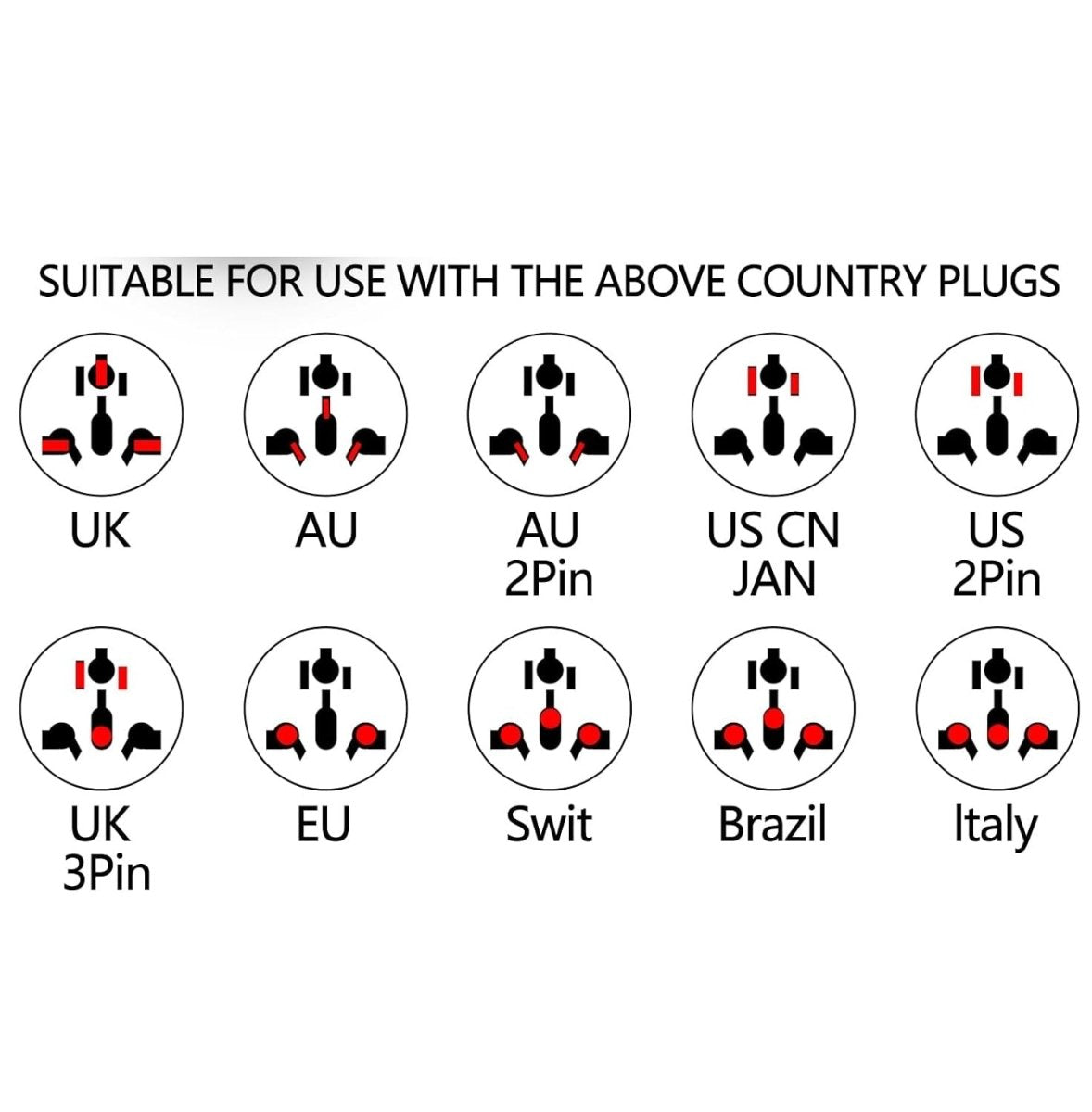 US to EU Plug Adapter