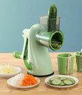 Vegetable Chopper with 3 Rotating Stainless Steel Blades