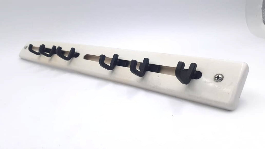 Wall Mounted 6 Hooks Coat Robe Hat Hanger