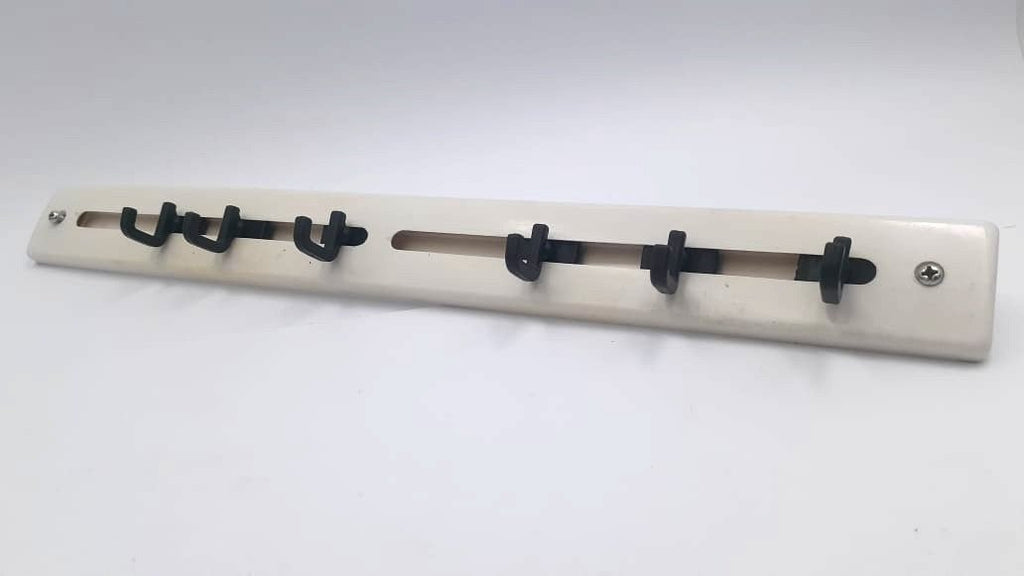 Wall Mounted 6 Hooks Coat Robe Hat Hanger