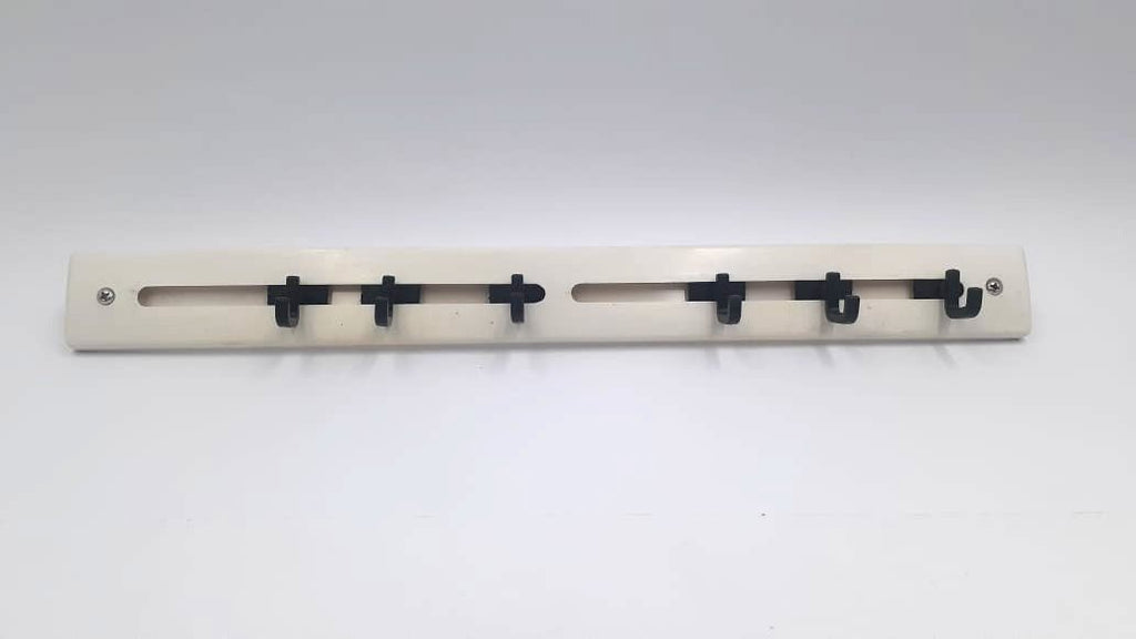 Wall Mounted 6 Hooks Coat Robe Hat Hanger
