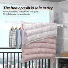 Wall Mounted Extendible Folding Clothes Hanger