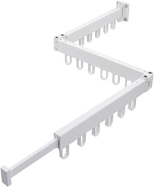 Wall Mounted Extendible Folding Clothes Hanger