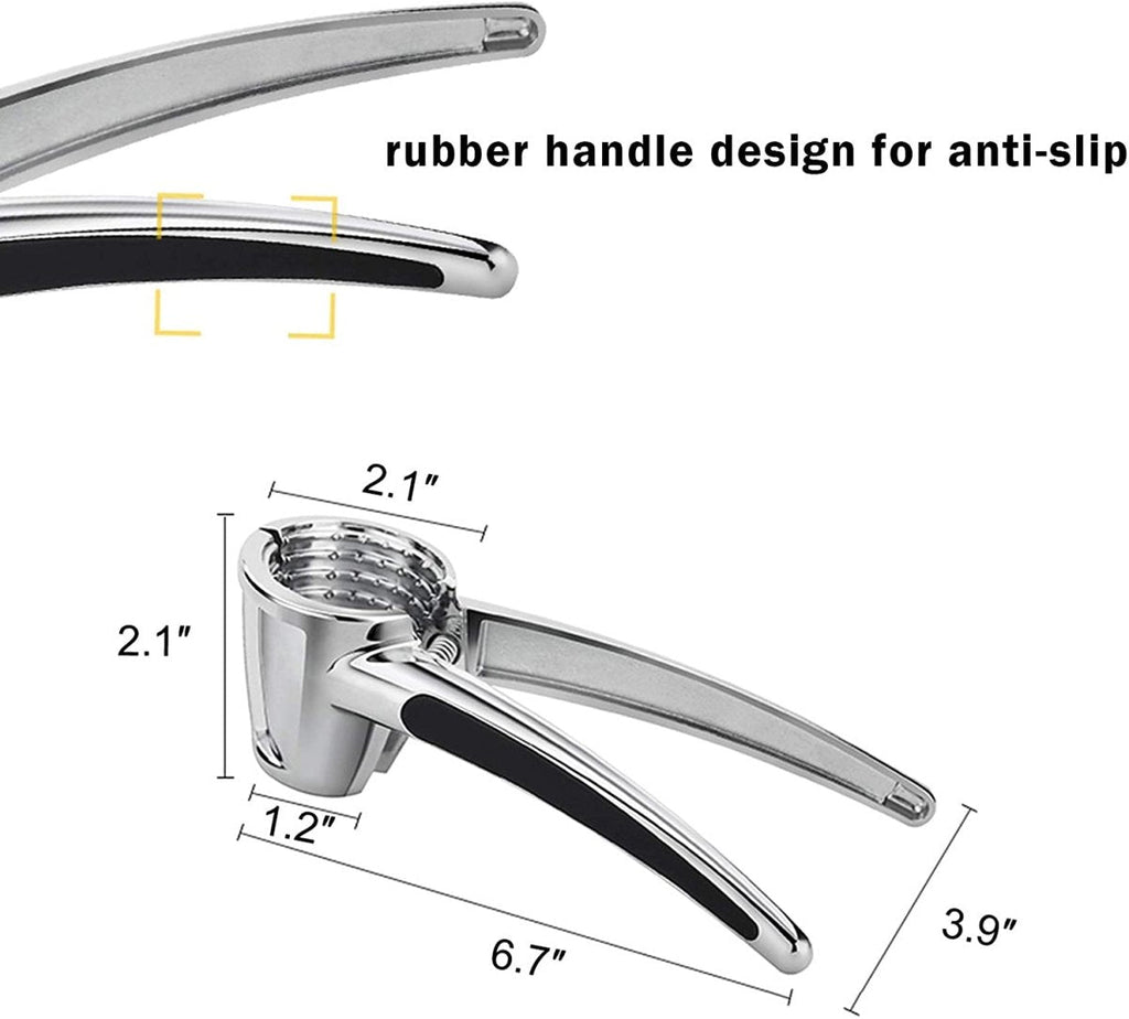 Stainless Steel Walnut Cracker with Non-slip Handle