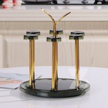 Moving Glass Stand / Rotating Glass Holder Rack (6 Glass Capacity)